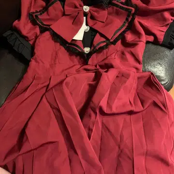 DEAR MY LOVE 셋업 최애 컬러 원피스 레드 블랙