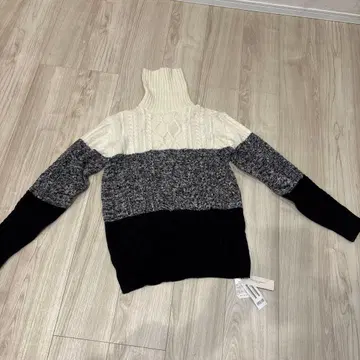 멘즈 비기 니트 스웨터 터틀넥