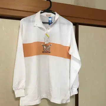 새상품 스포츠 로고 긴팔 신사 피케 셔츠 M 사이즈