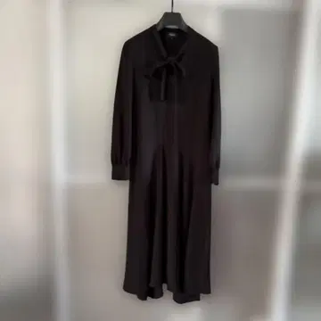 띠어리 롱 원피스 블랙 0사이즈