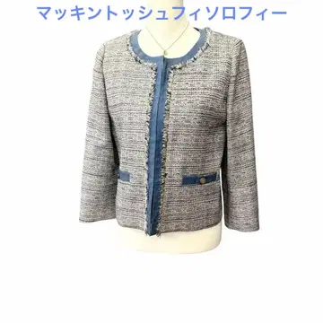 매킨토시 필로소피 거의 미사용 노카라 자켓 사이즈 40