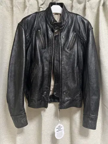 미사용 소가죽 LMOOD 스모커 카우하이드 가죽 자켓