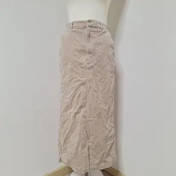 렙심/LEPSIM 코듀로이 롱 스커트 [ M ] 베이지