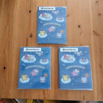 산리오 캐릭터 대상 당첨 복권 사진 앨범 3장 세트