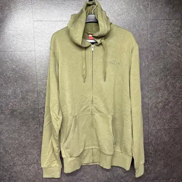 새상품급 빅 사이즈 Puma USXL 올리브 그린 지퍼 후드티