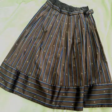 JaneMarple 자수 레지멘 스커트