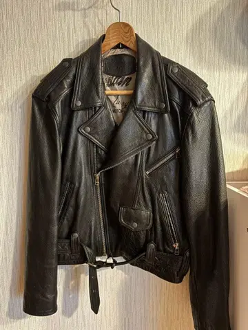 더블 라이더스 자켓 블랙