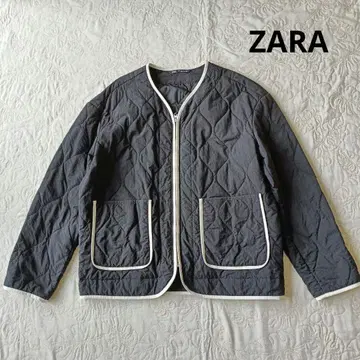[ 새상품급 ] ZARA 퀼팅 자켓 블랙 M
