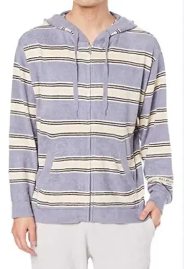 젤라또피케 옴므 스무디 라이트 보더 후드티 L 사이즈