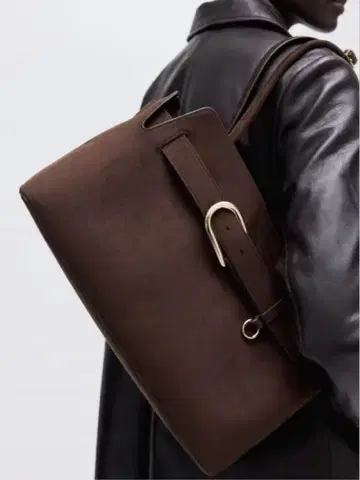 h&m 프론트 버클 토트백