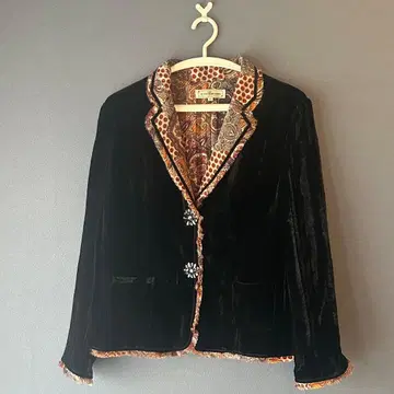 벨벳 자켓 13호 아우터 페이즐리 레트로 앤티크
