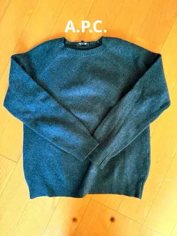 A.P.C. 울 100% 크루넥 니트