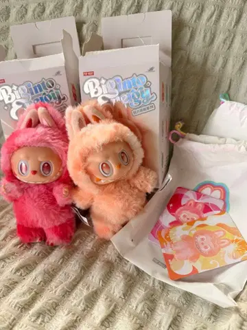 [정품] POPMART LABUBU 라부부 에너지 HOPE 오렌지 빨간색