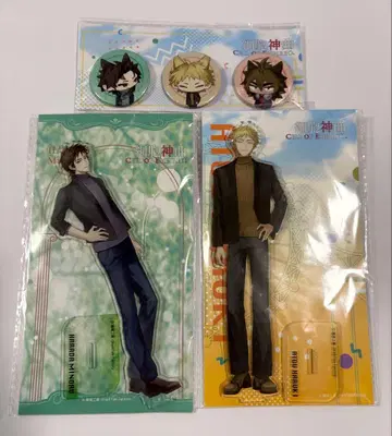 세포신곡 그려내린 아크릴 스탠드 캔뱃지 세트