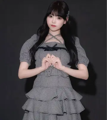 pium 반팔 미니 원피스