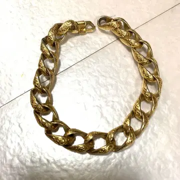 골드톤 체인 팔찌