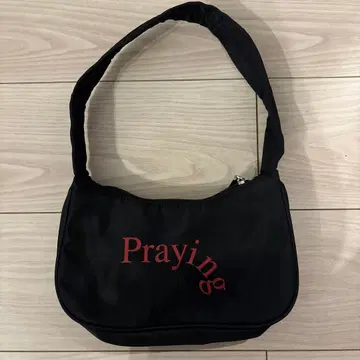 Praying 블랙 핸드백 Litmus