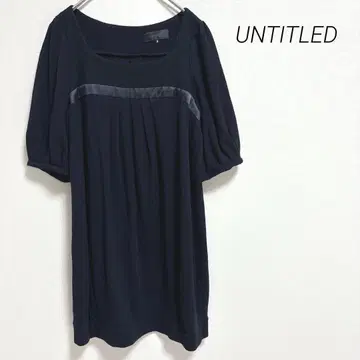 언타이틀 무릎 기장 원피스 오부 소매 스퀘어 넥 세레모니 심플 2