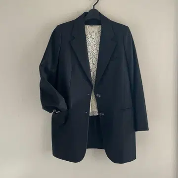 울 테일러드 자켓 이탈리아제