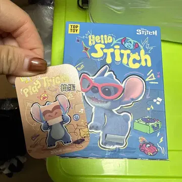 TOP TOY Hello Stitch 피규어 Piggy Tricks