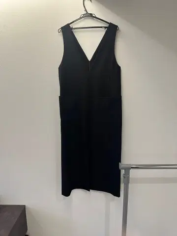 Spick & span 더블 크로스 V넥 원피스