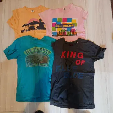 할리우드 런치 마켓 티셔츠 4장 판매 사이즈 2