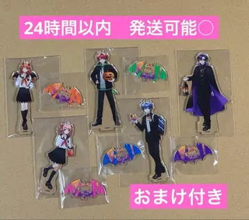 컬러풀 피치 트레이딩 아크릴 스탠드 세븐일레븐 5종 세트