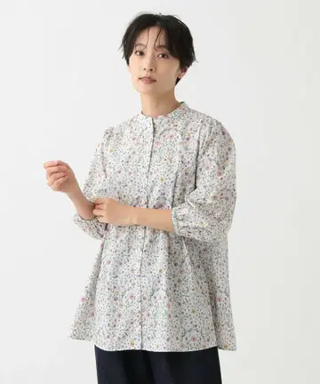 [택 포함 새상품] 25SS 애프터눈 티 리버티 절개 블라우스 별주 컬러