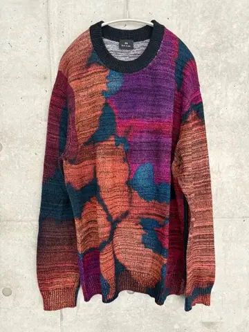 [ 새상품급 ] PS Paul smith 멀티 컬러 코튼 디자인 니트