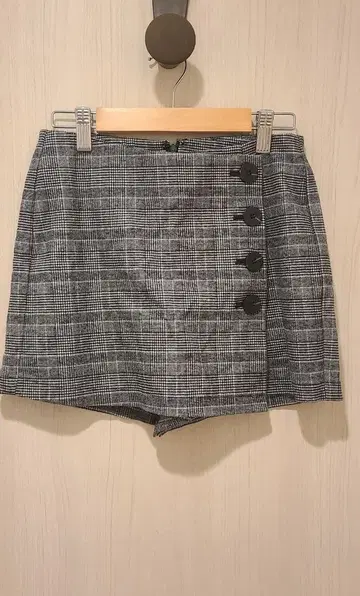 EGOIST 체크 무늬 미니 스커트 팬츠/큐롯