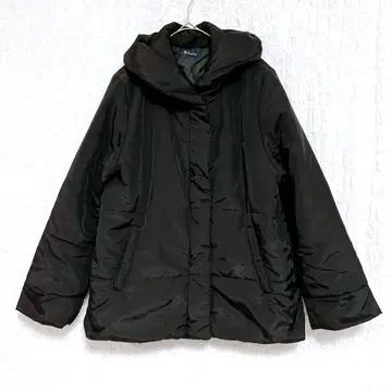 3250 따뜻한 충전솜 블루종 점퍼 가벼운 따뜻한 빅 칼라 블랙 M