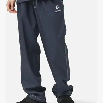 컨버스 신세틱 데님 팬츠 네이비 L 사이즈