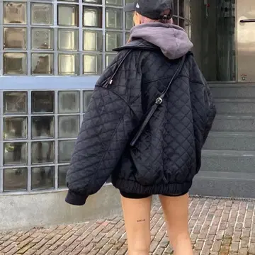 완판템 오버 사이즈 퀼팅 자켓