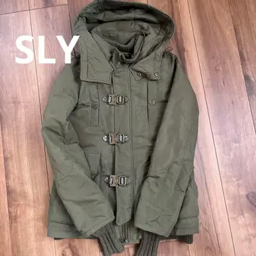 [ SLY ] 밀리터리 모즈 코트