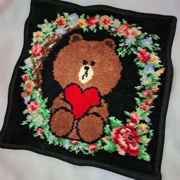 FEILER 브라운과 꽃의 손수건