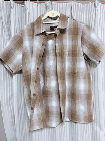 FB COUNTY CHECKER SHIRT 반팔 S
