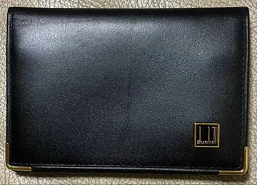 dunhill 블랙 가죽 명함지갑
