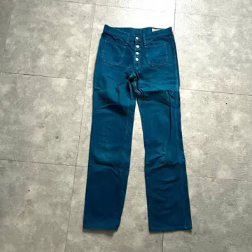 80s 빅BIGJOHN 후염 스트레이트 데님 팬츠 버튼 플라이