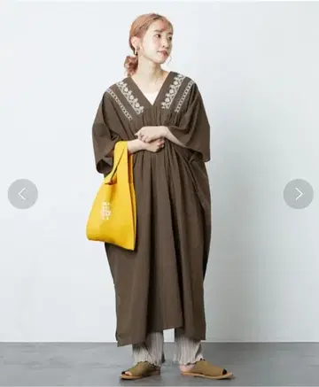 프리크 스토어 인도 꽃무늬 원피스