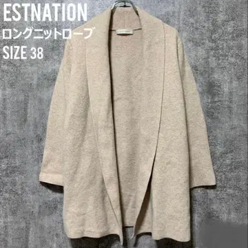 [ 새상품급 ] (M) 에스트네이션 캐시미어 혼방 리버 코트
