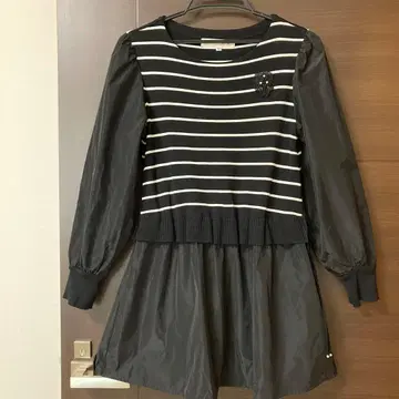 슈퍼 뷰티 스트라이프 디자인 튜닉 40