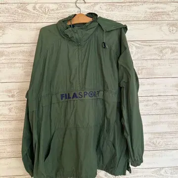 FILA SPORT 아노락 자켓 올리브 그린
