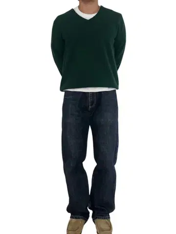 X-LARGE 스트레이트 데님