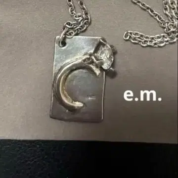 [ e.m. ] 지르코니아 실버 목걸이