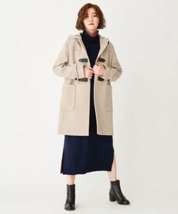 울 아우터 더플 코트 38