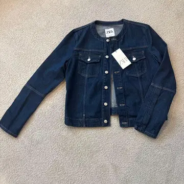 ZARA 다크 블루 데님 자켓 L