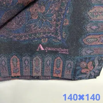 아쿠아 스큐텀 숄 스톨 미사용 새상품 울 100% 대형