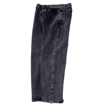 [ MARKA ] WIDE LEG JEANS 와이드 데님 흑먹색