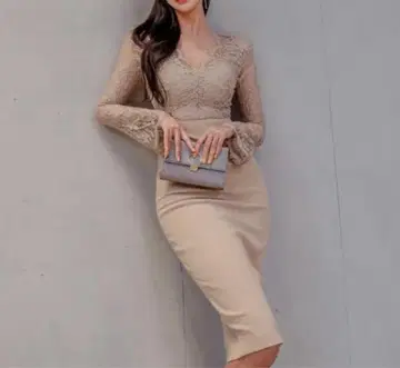 미사용 새상품 그라시아스 레이스 원피스 S