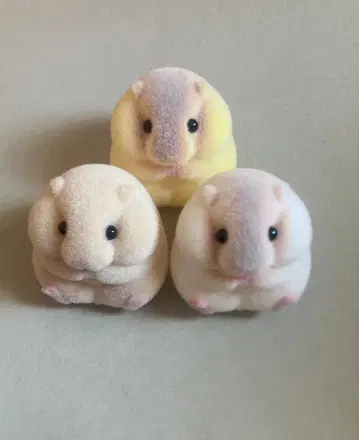 소프트 비닐 햄스터 3개 세트